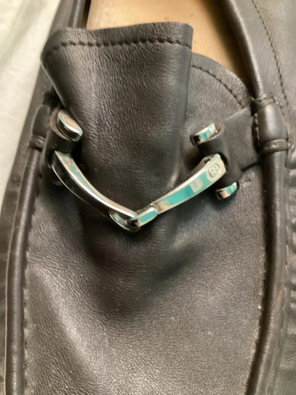 Vintage Gucci Horse Bit Driving Loafer